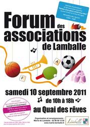 Affiche forum des associations de Lamballe 2011
